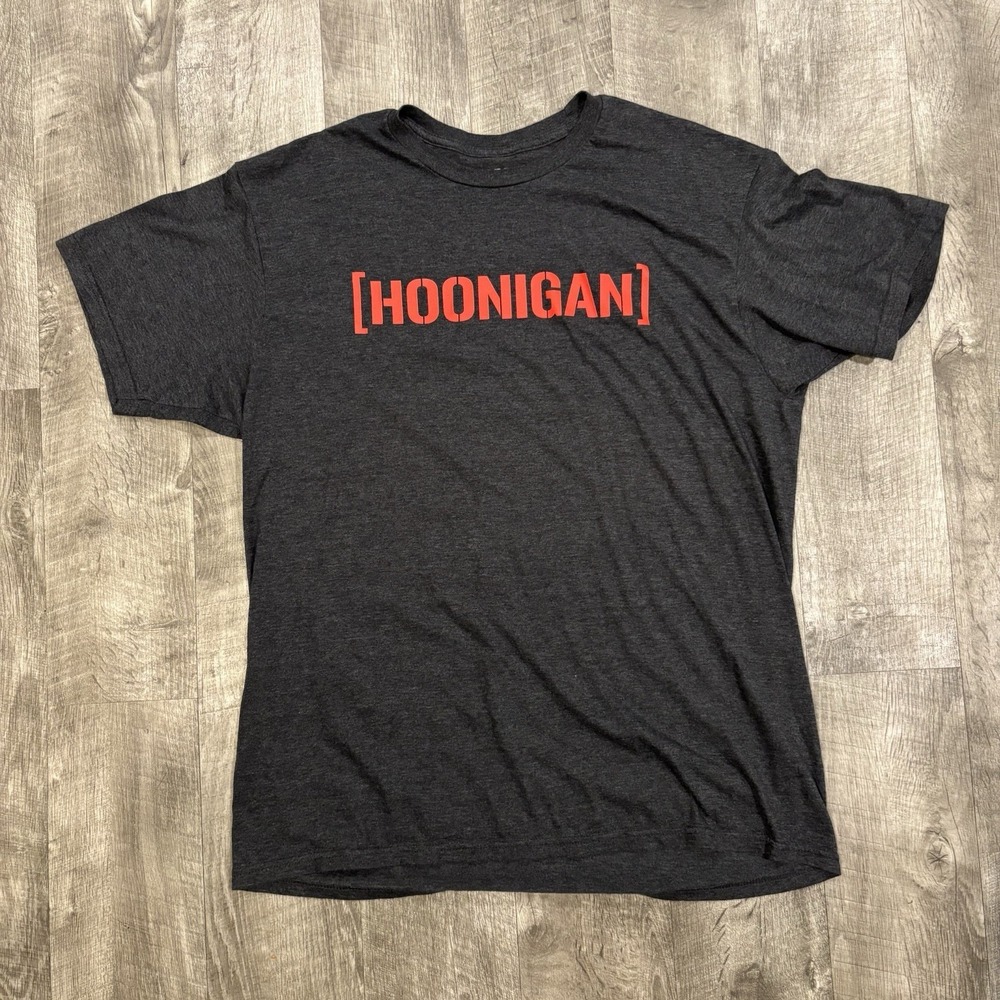 Hoonigan T Shirt Men's XL Ken Block Racing Y2K Pastrana Monster Subaru Cars Tee